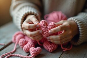 17 Herzen stricken lernen