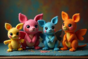 15 Filzen Fantasiefiguren: Neue Ideen
