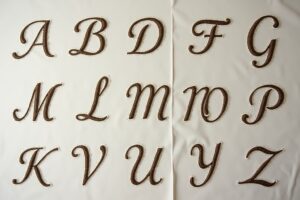 15 Sticken Initialen Ideen