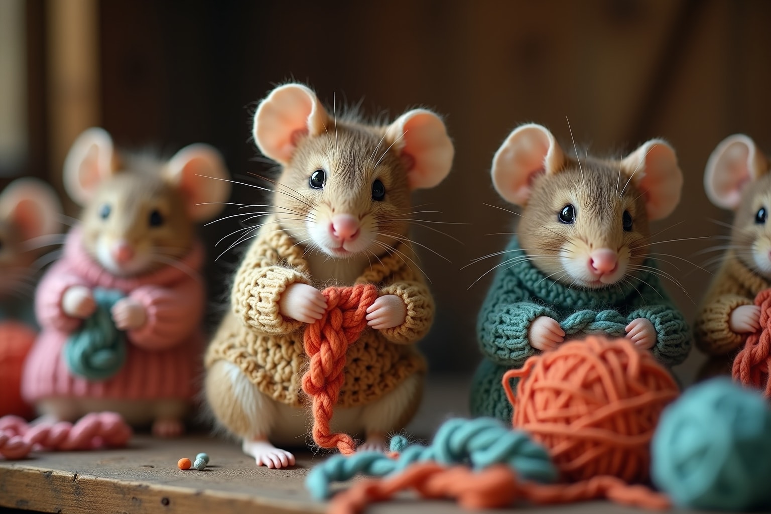 13 stricken Mäuse Ideen
