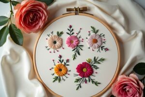 5 Sticken Blumen Ideen