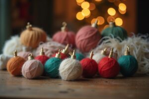 Filzen: Christbaumschmuck gestalten