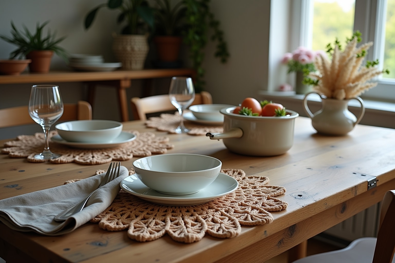 Häkeln: Stilvolle Platzsets für Zuhause